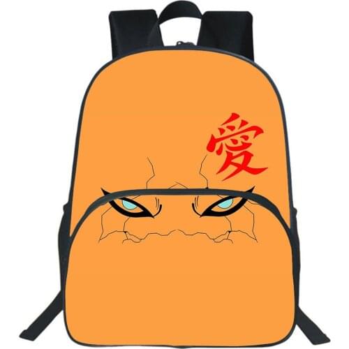 Japan Anime Backpack Boy Girl Bag Anime Uzumaki Sasuke School Bag 3D Printing Children Bookbag Cosplay Backpack For Men Women