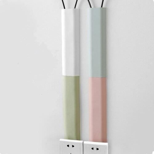 5PCS Self-adhesive Raceway Wall Cord Duct Cover Data Line Fixed Box Cable Duct Ties Fixer Fastener Holder for Storage Organizer