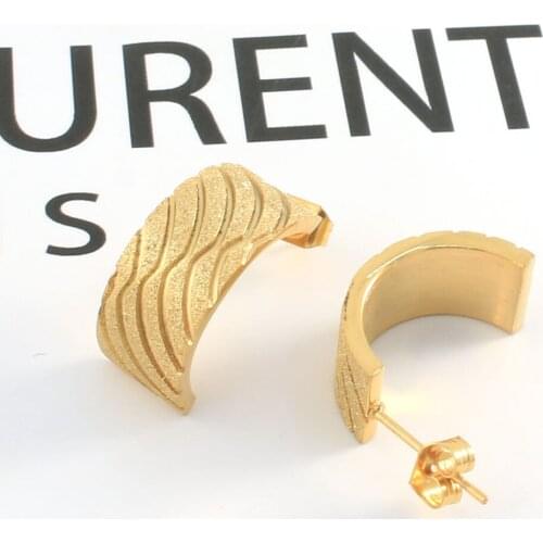 Fashion Stainless Steel Jewelry Stud Earrings For Woman & Girl Party Gift Free Shipping Joyas Store ERYZ068