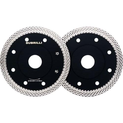 4 Inch 105mm Super Thin Diamond Saw Blades Turbo Rim Segment Cutting Discs For Ceramic Tile Porcelain Stone