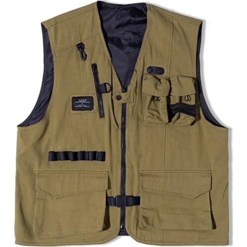 Killwinner Tactical vest cotton multiple pockets buckles streetwear military style techwear aesthetic