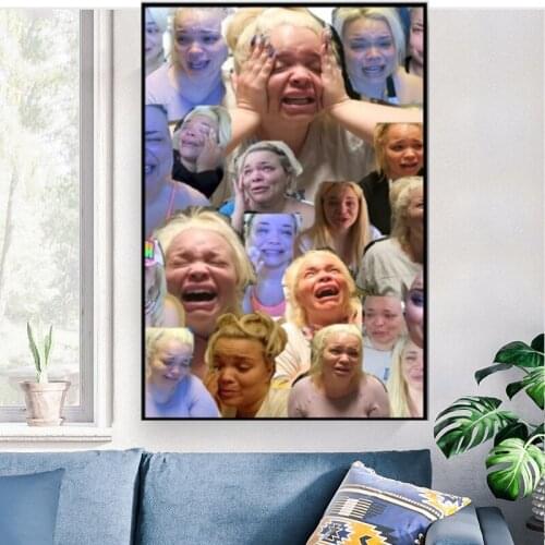 Trisha Paytas Modern Home Decor Wall Art Pictures For Living Room HD Canvas Oil Painting Bedroom Fashion Posters