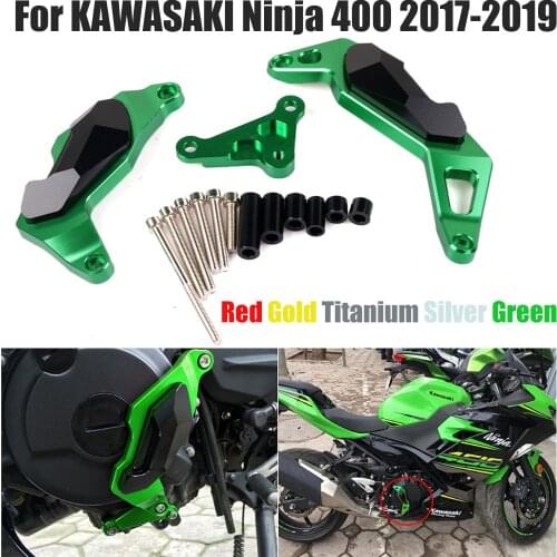 For KAWASAKI NINJA400 NINJA 400 2017-2019 Motorcycle Engine Guard Crash Pads Stator Frame Slider Protector Falling Protection