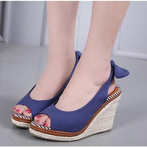 Womens Heels Sandals New Wedges High Heels Fashion Fish Mouth Platform Shoes Lace-up Open Toe Roman Shoes Women Wedge Sandals