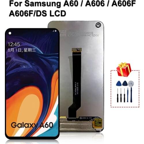 A606 LCD Display For SAMSUNG Galaxy A606F A606F/DS LCD Display Screen Touch Panel Digitizer Assembly For SAMSUNG A60 LCD