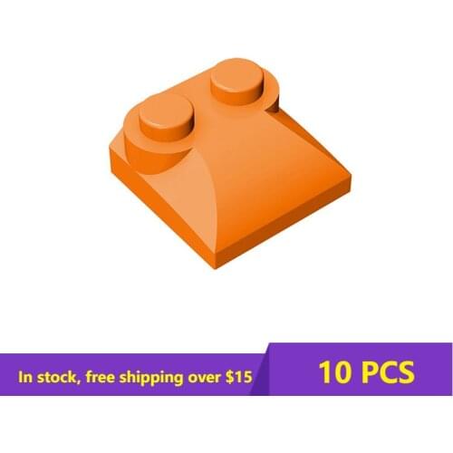10PCS MOC Bricks 47457 Brick, 2x2x2/3 Two Studs For Building Blocks Parts DIY Educational Classic Brand Gift Toys