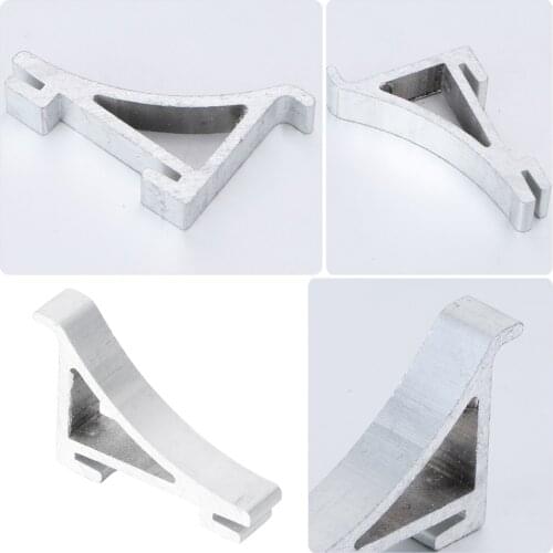 8Pcs Freezer Shelf Clips Refrigerator Support Hooks Cooler Shelf Brace Freezer Clips (Aluminium Size 4)