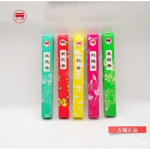 1 box(91sticks) Natural Incense Rose Jasmine Osmanthus sandalwood potpourri Smoke incense burner incense sticks free shipping