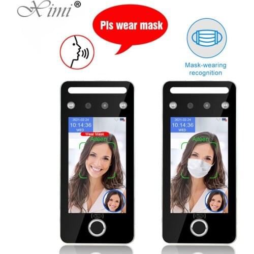 New Biometric Fingerprint AI Dynamic Face Facial Recognition Door Access Control System Time Clock Office Attendance Terminal