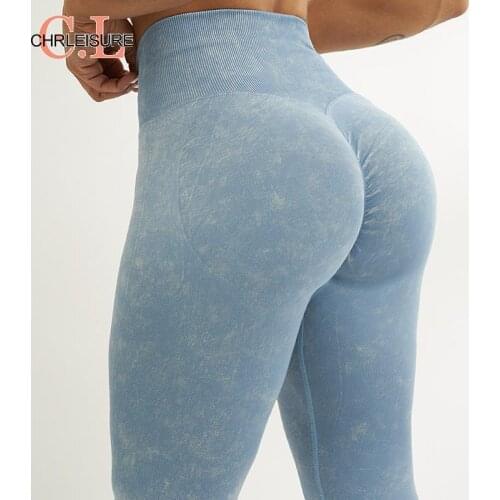 CHRLEISURE Women Sexy Gym Fitness Leggings Push Up High Waist Legging Women Sexy Breathable Leisure Workout Leggins