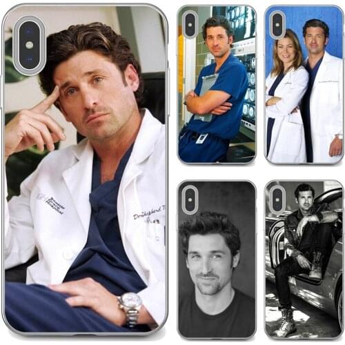 For Huawei Mate 20 30 40 7 8 9 10 Lite Pro P Smart 2018 2019 Plus G7 G8 Soft Cover Bag Derek-Shepherd-Greys-Anatomy-Poster