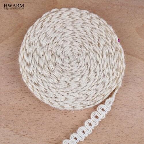 HWARM 20yard hemp rope arts craft sewing fabric DIY christmas wedding birday party flower gift box packing belt bouquet ribbon