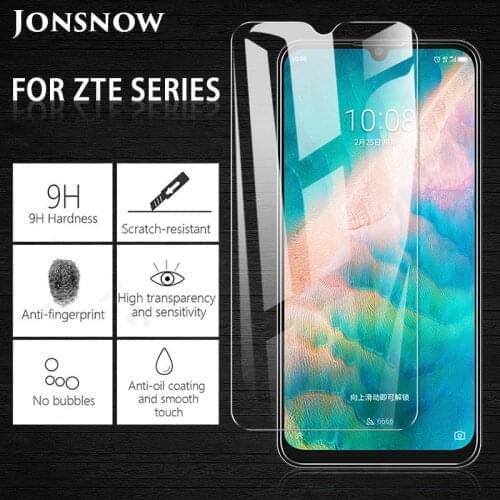 JONSNOW 2pcs Tempered Glass For ZTE Blade A3 A5 2020 Explosion-proof Clear LCD Screen Protector 9H 2.5D Protective Film