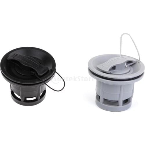 2Pcs PVC Boat Air Nozzle Valve 8 Groove Air Valve Caps for Inflatable Rubber Dinghy Raft Pool Fishing Boat Tender Airbed Outdoor