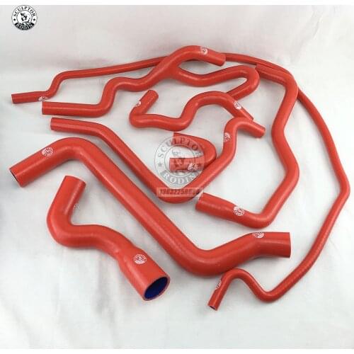 Silicone Radiator Hose KIT For Saab 9-5 9 5 1999-2001 (8Pcs) Red/Blue/Black