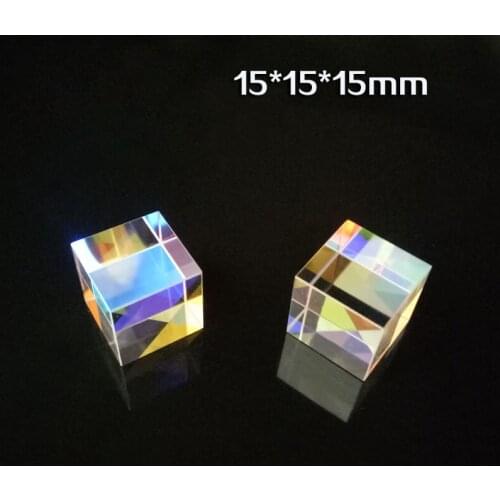 Creative Gift Of Cubic Science Cube Diamond Mirror For Rainbow Light Photography With Hexahedral Prism