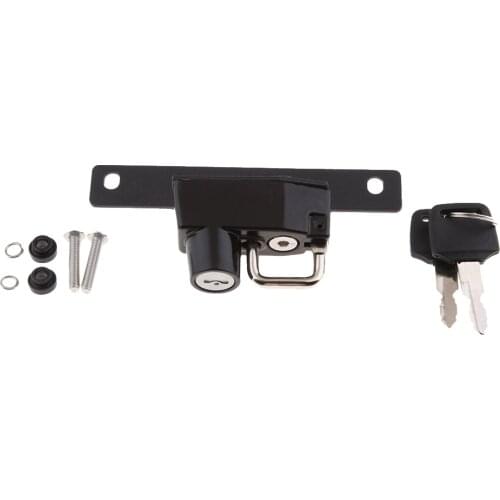 Motorcycle Bike Left Helmet Lock Hanger Hook 2 Keys Durable DIY Kits for R Nine T 2014-2016