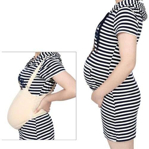1 Artificial Soft Silicone Fake Pregnancy Belly BumpTummy Doll Pregnancy with Strap 5-6 Months 7-8 Months 2Types Belly Fat