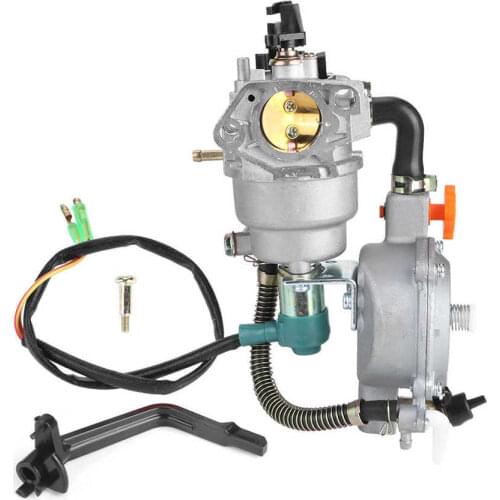LPG CNG Generator Dual Fuel Carburetor Replacement Parts For GX390 188F Garden Grass Trimmer Manual Choke Accessories 4.5-5.5KW