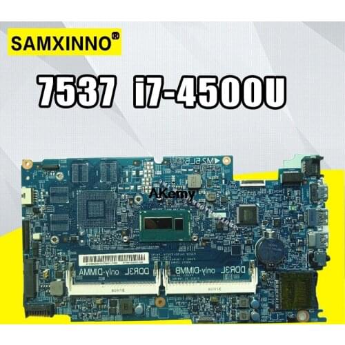 Motherboard 48.47L01.021 For DELL Inspiron 15 7537 Laptop Motherboard CN-0C8YDH 0C8YDH C8YDH With I7-4500U