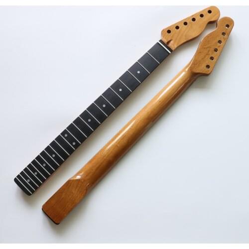 DIY brand new Meifen 22-piece baking plus Tele electric guitar neck roasted maple light piano neck accessories