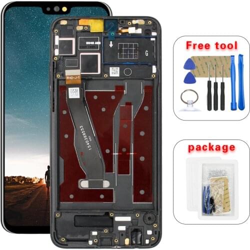 NEW 6.5"For Huawei Honor 8X JSN-AL00 JSN-L22 LCD Display Touch Screen Assembly With Frame