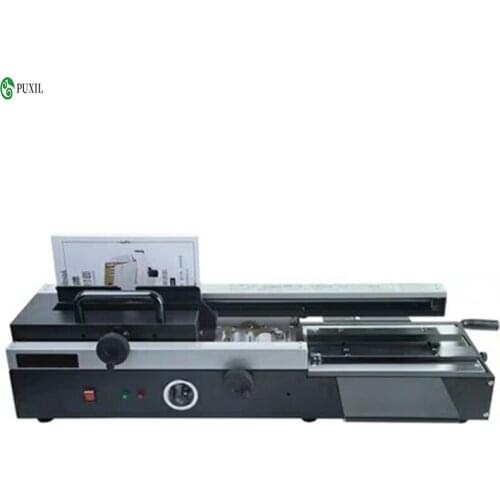 A4 Size Hot Melt Glue Binding Machine Max 4cm Thickness Photo Album Book Paper Binder 200 books/hour High Efficiency 220V