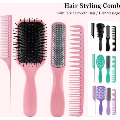 Detangling Hair Brush Scalp Massage Hair Comb Professional Hair Styling Care Women Hair Comb Detangler Hairbrush Barber Tools