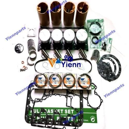 Overhaul Rebuild Kit Liner Piston Full Gasket Kit Bearing For Bobcat 331 334 335 337 341 430 Mini Excavator Diesel Engine parts