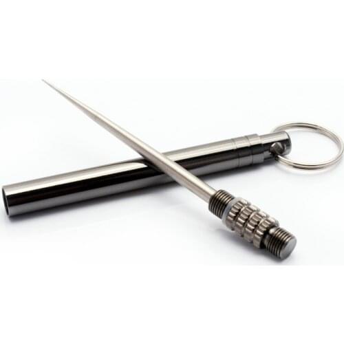 Titanium Outdoor Edc Portable Multi-Purpose Toothpick Bottle Fruit Fork Camping Gear Is More Powerful Than Dental Floss