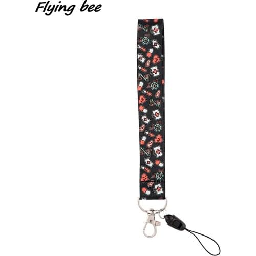 X1924 Medical Supplies Doctor Nurse Short Lanyard Badge ID Lanyards Mobile Phone Rope Key Lanyard Neck Straps Accessories