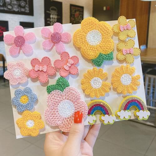 Princess Hair Posts Magic Stickers Girls Posting Bangs Stickers Hair Clips Ornaments Headdress Accessorie No trace Hair Holder