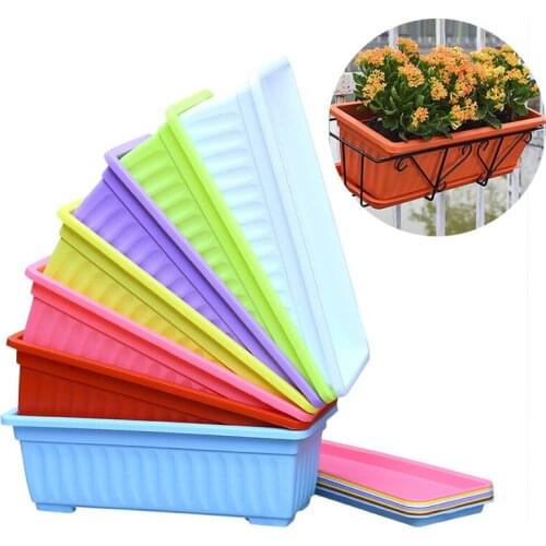 1Pc Flower Pot Colorful Durable Resin Plant Flower Pot Gloss Planter Home Garden Decoration with a Saucer Tray Planting Pots