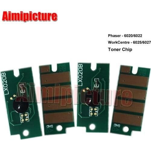 106R02763 106R02761 106R02762 106R02760 chip For Xerox 6020 6022 6025 6027 Toner cartridge Chip BK C M Y 20pcs/lot