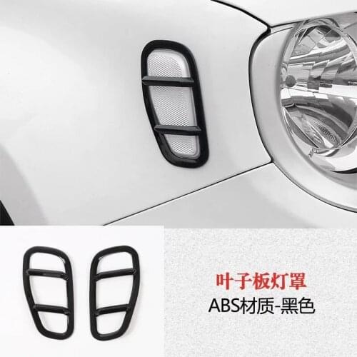 2PCS New ABS Car Side Wing Air Vent Outlet Blade Fender Cover Trim Moldings For Jeep Renegade 2016-2018 Car Styling Accessories