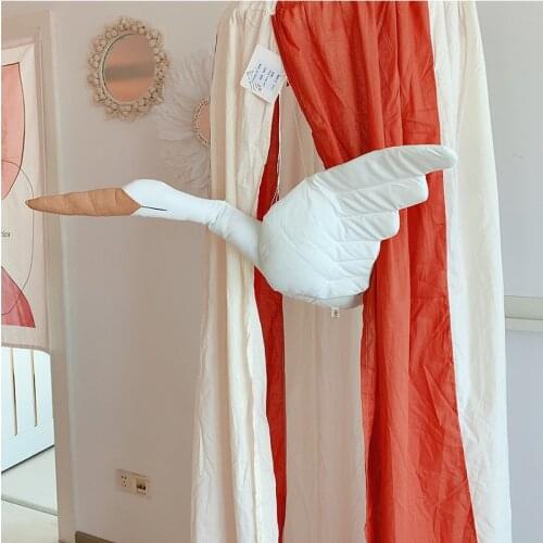 2020 Nordic Style Baby Room Nursery Decor Kids Bedroom Swan Hanging Decor Boy Girl Room Handmade Canopy Hanging Decoration Gifts