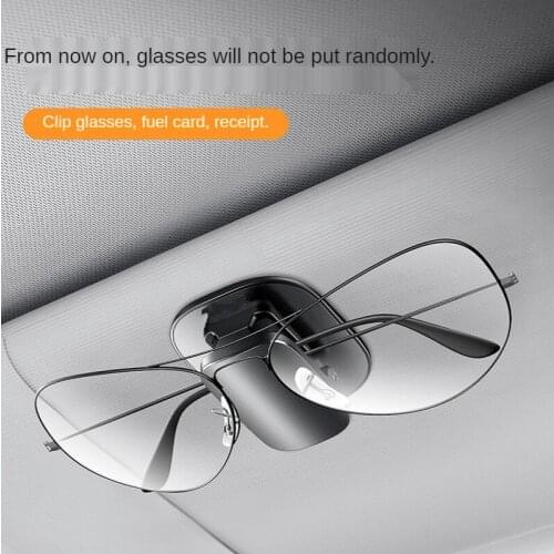 Car Eyeglass Holder Glasses Storage Clip For Audi Bmw Auto Interior Organize Accessories Car Sunglasses Holder