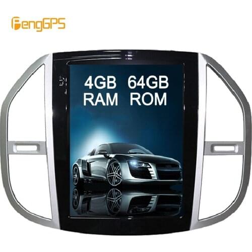 12.1" IPS Screen Android Car GPS Navigation for Mercedes-Benz Vito 2016 2017 DVD Player Radio Tesla Style Built-in DSP Headunit