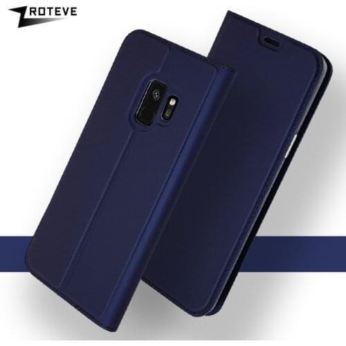 ZROTEVE Cover For Samsung Galaxy S9 Plus Case Leather Coque For Samsung S9 S8 Flip Wallet Cover For Samsung Galaxy S8 Plus Cases