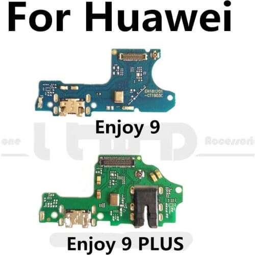 For Huamei Enjoy 9 PLUS USB Dock Connector Charging Motherboard Port Charger Flex Cable Microphone