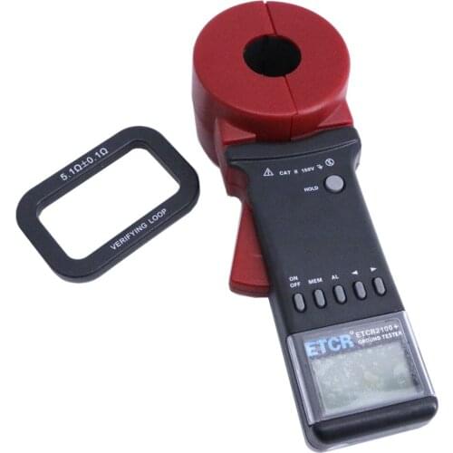 ETCR2100+ High Accuracy Earth Resistance Test 1200ohm Ground Resistance Clamp Meter