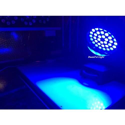 Flightcase) 4pcs 36x18w led wash moving head zoom lyre led rgbwa uv led moving head stage light