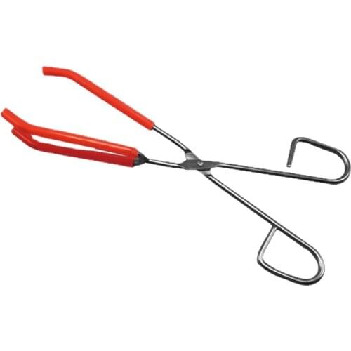 Stainless Steel Laboratory Beaker Tongs Clip Plier Teaching Instrument Chemical Beaker Tongs Clamp Lab Clip Tool AISI304 25cm