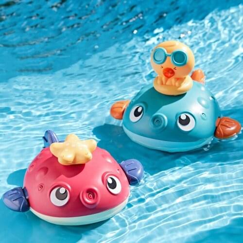 2020 Summer New Electric Water Puffer Fish Hot Selling Baby Summer Bathroom Bath Toys Children Water Shower Children Gift