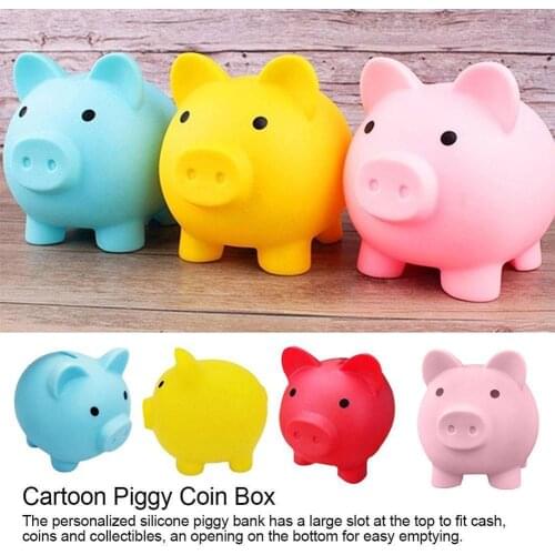 SHS Small Piggy Bank Money Boxes Storage Kids Toys Money Home Saving Box Children Piggy Decor Money Bank G5A3