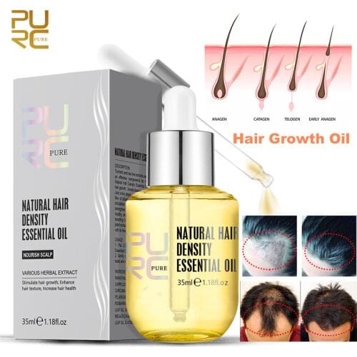 PURC Hair Growth Serum Smoothing Prevent Hair Loss Oil Scalp Treatments Fast Growing Hair Products for Men Women 35ml