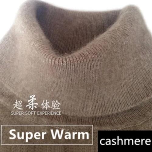 2021 New Autumn Winter Mens Warm Turtleneck Sweater High Quality Fashion Casual Comfortable Pullover Thick Sweater Male Brand