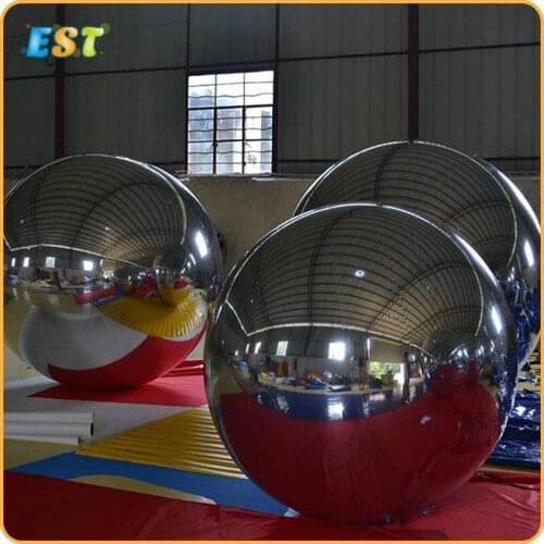 1.5m Diameter PVC Inflatble Mirror Ball/Decorative Ball Used for Storefront Or Square Advertising Campaign Or Decoration