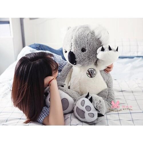 New arrival large 75cm gray koala plush toy, soft throw pillow toy birthday gift h2962