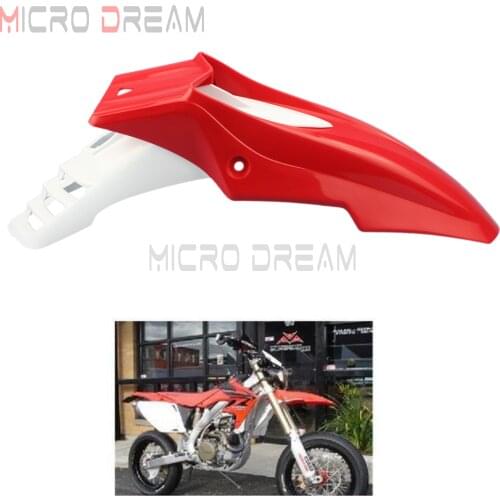 Supermoto Motocross ABS Front Fender Dirt Bike Offroad Universal Protective Mudguards Extension For Honda CRF 150/450/250L/500RG